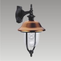 Venkovní lampa Sanghai 3048 1xE27/60W,IP44, Měď, Černá