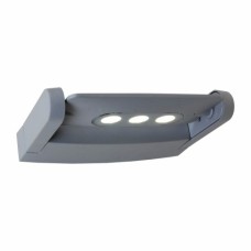 Venkovní nástěnné svítidlo Emithor Awax 70123 3x3W LED, IP54, Stříbrná