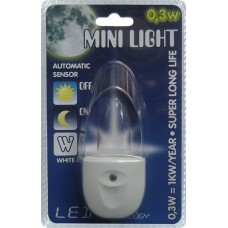 MINI LIGHT QT-LED006 0,3W, Bílá