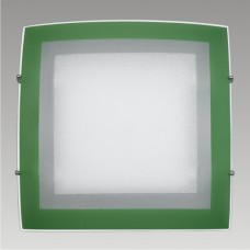 Stropní svítidlo Arcada Green 45001 Prezent CEILING 2xE27/60W, 39x39, Bílá, Zelená