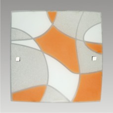 Stropní svítidlo Aspis Orange 3xE27/60W, 50x50, Oranžová