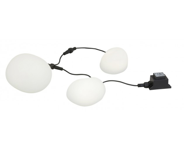 LED Venkovní svítidlo Rabalux 8720 LIDA 3xLED/0,2W Antracit šedá, Bílá