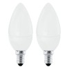 Zdroj-E14-LED svíčka 4W 3000K, Bílá