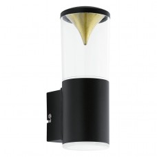Svítidlo venkovní nástěnné LED EGLO Penalva 1 EG94817 Černá, Zlatá